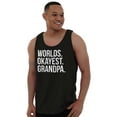 thumbnail image 3 of Worlds Okayest Grandpa Funny Tank Top Sleeveless Tee Men Brisco Brands S, 3 of 5