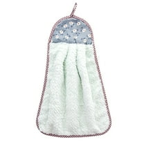 Giyblacko Dish Towels Microfiber Cleaning Cloths Nonstick Oil Coral Velvet Hanging Hand Towels Kitchen Dishclout