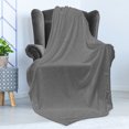 thumbnail image 4 of Pinstripe Soft Flannel Fleece Throw Blanket, Classic Vintage Style Black and White Geometric Prehistoric Simple Background, Cozy Plush for Indoor and Outdoor Use, 50" x 70", Black White, by Ambesonne, 4 of 5