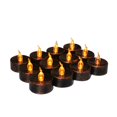 thumbnail image 4 of UPGRATOR 20 Pcs Led Flickering Candles Tealight Lamp Black For Safe Home Lighting, 4 of 8