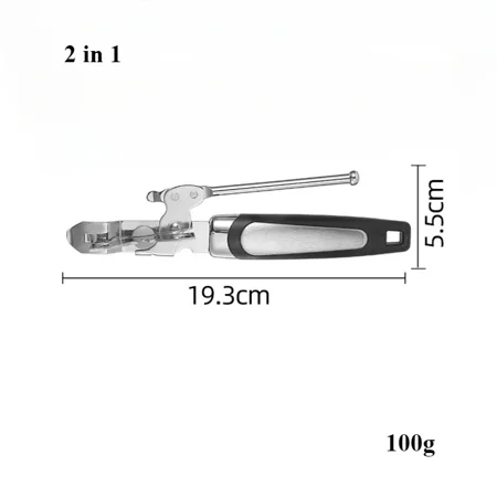 Professional Iron Manual Can Opener Multifunctional Stainless Steel Beer Handle Can Opener Kitchen Gadgets Bottle Openers Jar