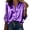 Dark Blue, variant on Womens Point Collar Shirt Full Button Placket Long Cuffed Sleeve Regular Loose Fit Lustrous Satin Office Casual Daily Wear Top
