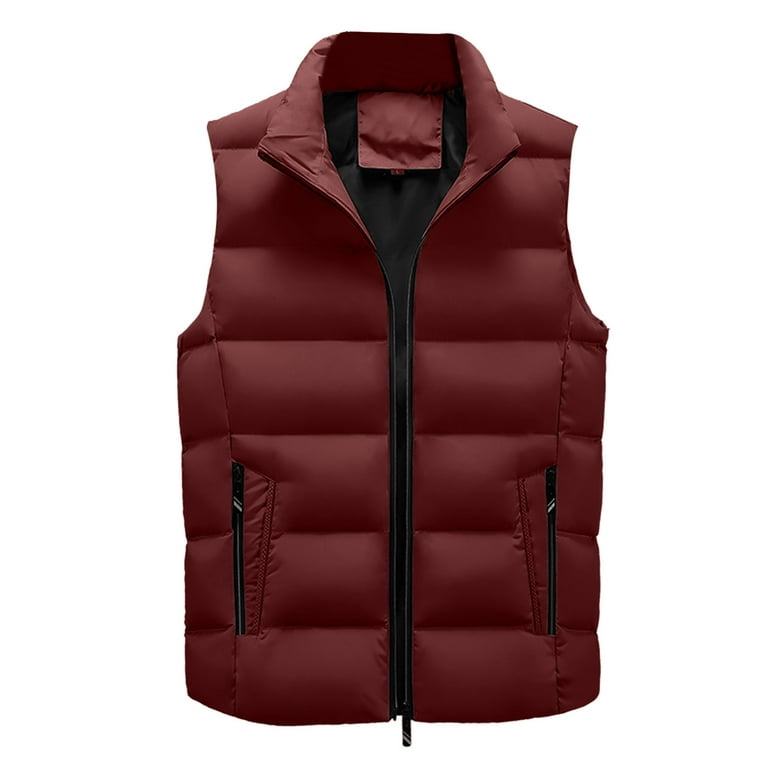 33,000ft Men's Fleece Vest, Lightweight Warm Zip Up Polar Vests Outerwear  with Zipper Pockets, Sleeveless Jacket for Winter : : Clothing,  Shoes & Accessories