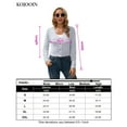 thumbnail image 5 of Yesfashion women's short cardigan V-neck long sleeve soft knit ribbed short top shawl sweater, 5 of 5