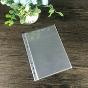 Luckyn Multi Compartments Binder Photo Album 10 Pcs A5 Binder Sleeves Refillable Notebook Photocard Name Card ID Holder