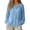 Light Blue, variant on Sheer Button Down Shirts For Women Button Down Cover Up Flowy Tops For Women Mesh Button Up Shirt Women Boho Linen Tops For Women Linen Button Down Shirt Women Linen Wrap Top Womens Gauze Tops