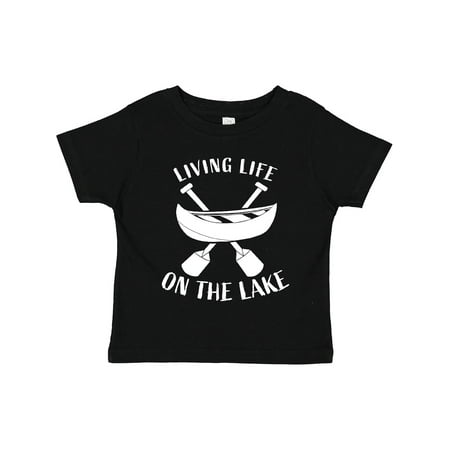 

Inktastic Living Life on the Lake Boys or Girls Toddler T-Shirt