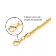 thumbnail image 4 of Cadena Torzal 3/4mm Acero Inoxidable Hombre Collar 60cm L Dorado Malubero  Cadena Torzal, 4 of 4