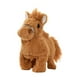 thumbnail image 2 of Caballo de peluche de juguete de peluche con cola que mueve, interactivo, eléctrico Marrón claro, 2 of 9