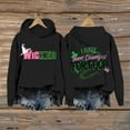 thumbnail image 2 of Oversized Hooded Sweatshirt for Women Letter Printed Crew Neck Hoodies Long Sleeve Lightweight Tunic Tops Fashion Clothes 2025, 2 of 6
