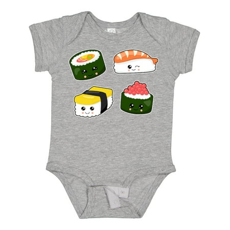 

Inktastic Sushi with Faces Gift Baby Boy or Baby Girl Bodysuit