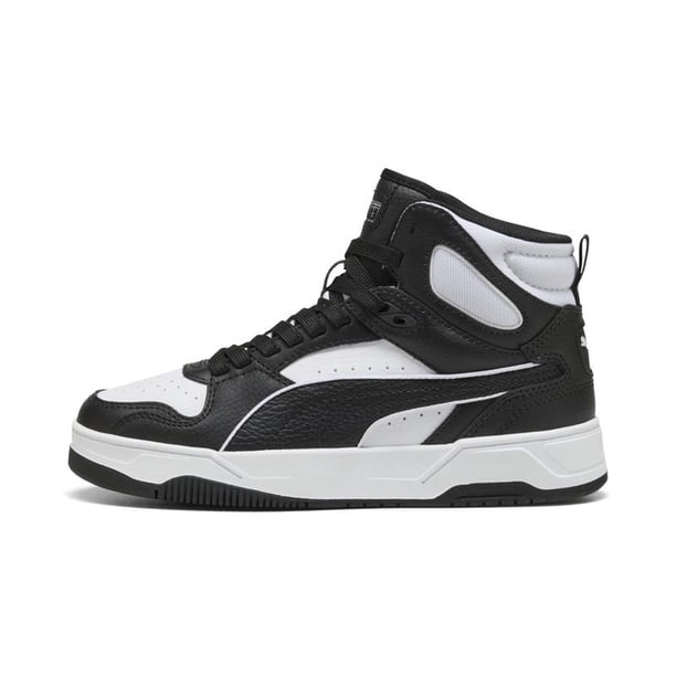 Tenis Puma RBD Break Mid JR UNISEX 404105-02 negro 22.5