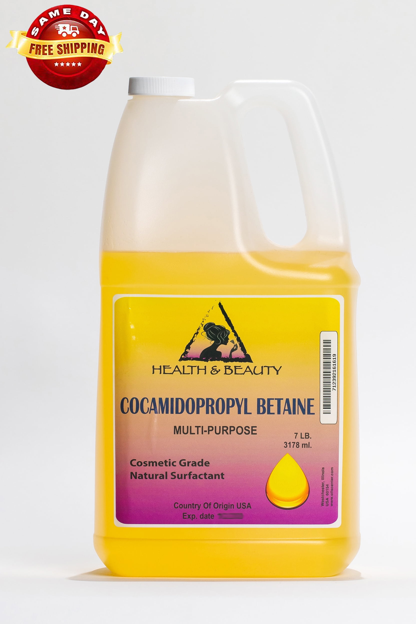 COCAMIDOPROPYL BETAINE COCO BETAINE NATURAL SURFACTANT LIQUID 100 PURE