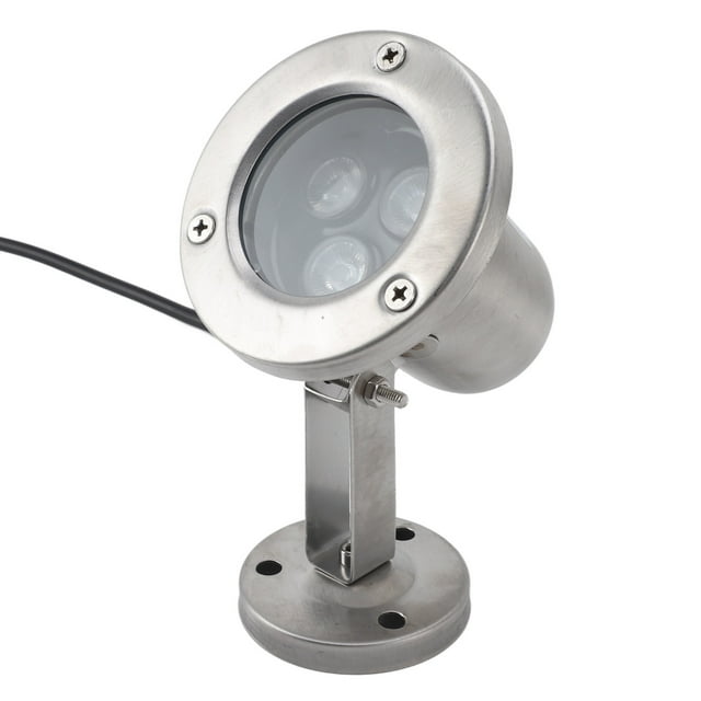 FOCO LED SUMERGIBLE DE ACERO Resistente inoxidable Al Agua Para Estanques, Ahorro de Energía, Para Fuente, Piscina Subacuática