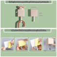thumbnail image 4 of 4 ganchos bonitos para mascotas, ganchos para llaves de gato para pared para abrigos, bufandas, sombreros, toallas, ganchos utilitarios para gatos para decoraciones colgantes de pared (4 col, 4 of 5
