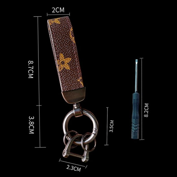 Porte-clés de voiture bracelet en cuir de créateur de luxe pour femmes  hommes pour clé de voiture clés chaîne anneau anneaux accessoires Girly  cadeau créatif 