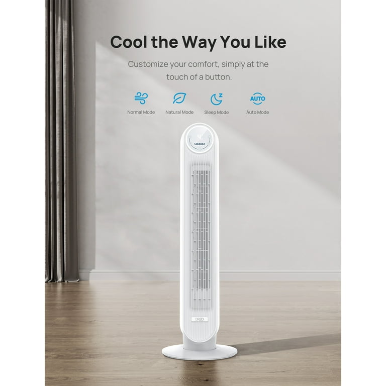 Dreo Tower Fan, Quiet Smart WiFi Fan with Remote, 90° Oscillating, Voice  Control, 4 Modes, 4 Speeds, 8H Timer，white - Walmart.com