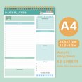 thumbnail image 5 of WIZUTIZ Loose-leaf Coil Note Book High Value English Planner Business Study Office Notepad Agenda Book Household Items Easy to Dry, 5 of 5