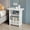 White, variant on Nightstand Table Mini Nightstand White Storage Cabinet Modern Square Table for Bedroom Living Room Small Spaces Compact Cabinet