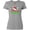 AC-Heather Grey, variant on Mommy Claus with Christmas Santa Hat and Snowflakes Women's T-Shirt