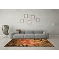 thumbnail image 3 of Ahgly Company Indoor Round Oriental Orange Industrial Area Rugs, 5' Round, 3 of 4