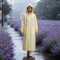thumbnail image 5 of Heavy Duty Raincoat Waterproof Rain Jacket Thickened Windproof for Hiking Camping, 5 of 6