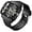 Black, variant on Big Face Watch for Men Square Large Face Cool Mens Watches with Three Time Zone Countdown Alarm LED