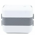 thumbnail image 3 of 2-Layers Electric Lunch Box Food Warmer Mini Rice Cooker Detachable Food Heater, 3 of 8