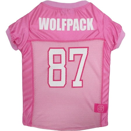 Nc State Wolfpack Pins - Pets First College NC State Wolfpack Pet Pink Jersey, 4 Sizes Available