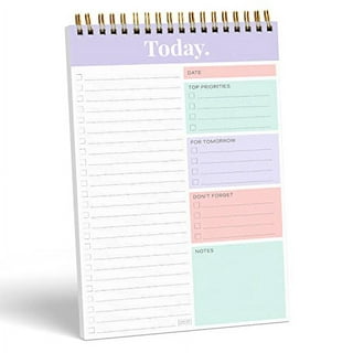 Sweetzer & Orange Weekly To Do List Pad. Pink Gold Weekly Planner Notepad  with Daily Planner Agenda Squares. 7x10” Day Planner 2022 2023 - Student