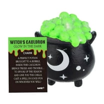 Witch's Cauldron Glow in the Dark Pocket Charm