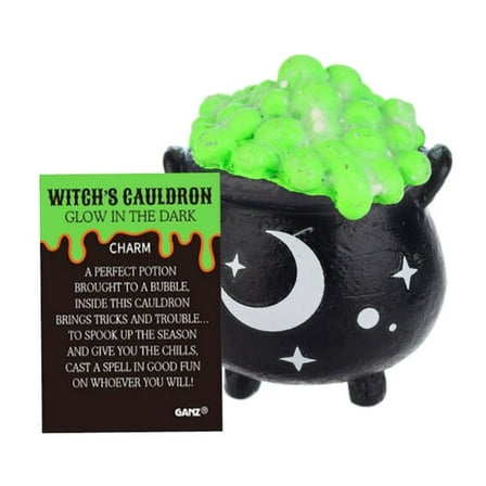 Witch's Cauldron Glow in the Dark Pocket Charm