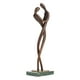 thumbnail image 3 of Tooarts Abrazo Pareja Escultura Abstracta de Latón Exquisita Artesanía Tooarts Escultura de metal, 3 of 6