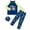 style-14 Navy, variant on Gubotare Boy Swimsuit 2-Piece Boys Swimsuit Set Long Sleeve Shirt Trunks Toddler Swimming Suit Kids Rash Guards Bathing Suits 5T 6T (Green,5-6 Years)