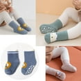 thumbnail image 6 of Protection And Warmth Non-Slip Thickened Combed Cotton Baby Socks Autumn Winter Socks Newborn Cotton Sock Children's Floor Socks M 4, 6 of 8