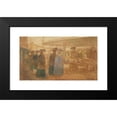 thumbnail image 2 of Jalmari Ruokokoski 14x10 Black Modern Framed Museum Art Print Titled - Market Square Scene (1907), 2 of 5