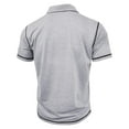 thumbnail image 4 of FhsagQ Chemises pour Hommes Chemises pour Hommes Boxeurs Comfortsoft Chemise Décontractée pour Hommes à Boutons Col à Revers Chemise de Couleur Unie Manche Courte Haut à Manches Chemise Chemises pour Hommes String Comfortsoft Gris TTG, 4 of 5