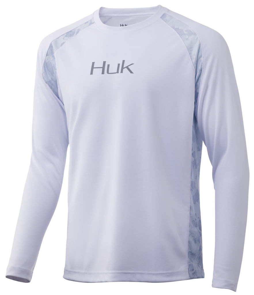 Huk Men's Mossy Oak Hydro Standards Pursuit X-Large Long Sleeve Shirt 