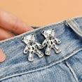 thumbnail image 2 of RuiJiao Pant Waist Tightener, Cute Bear Pants Clips Jean Buttons Adjustable Waist Buckle Set to Tighten Waist for Women Girl Pants Dress, 2 of 4