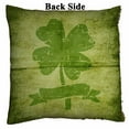 thumbnail image 2 of PKQWTM Clover With Four Leaves In Grunge Style In The Paper Reversible Mermaid Cushion Cover Home Decor Sequin Pillow Case Size 18x18 inches, 2 of 2
