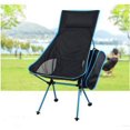 thumbnail image 3 of Chaise Lune d'Extérieur Chaise Pliante Portable Chaise en Alliage d'Aluminium Chaise de Pêche Camping Auto-Équilibrée Fauteuil Inclinable de Tournée Chaise de Plage Décontractée, 3 of 4