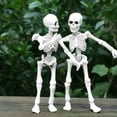 thumbnail image 2 of Halloween Mini Skeleton Models - 3.54" Poseable Skeletons with Articulated Joints for Graveyard Scenes & Themed Party Decor, 2 of 7