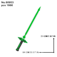 thumbnail image 3 of Bloques de construcción de espadas samuráis, modelo de arma ninja de anime, ladrillos de ensamblaje, idea de juguete para niños, decoración de escritorio, regalos de cumpleaños para niños, 3 of 5