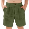 thumbnail image 3 of Sentuca Boys Linen Shorts - Lightweight Breathable Summer Clothes Solid Color Casual Shorts, 3 of 7