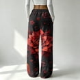thumbnail image 5 of Trgacdwlo Halloween Fleece Pajama Pants for Women Fuzzy Loose Fit Sleepwear Lounge Pants Women Funny Ghost Graphic Winter Warm Womens Pajama Bottoms, 5 of 5