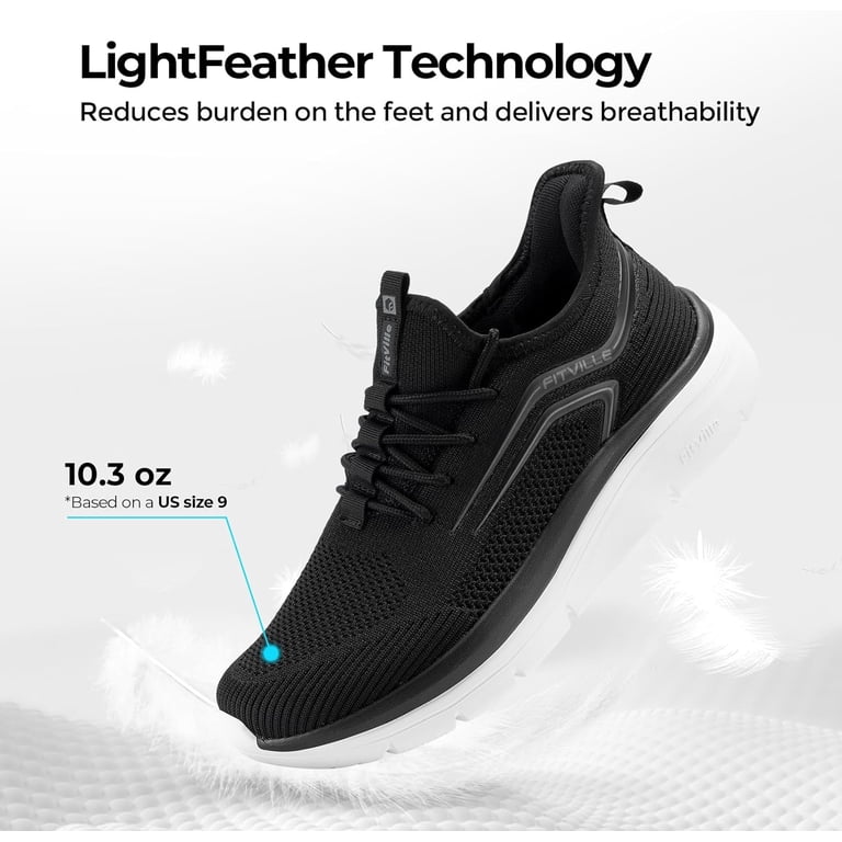 FitVille Wide Running Shoes for Men Trail Walking Sneakers Athletic - TikTok