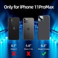 thumbnail image 6 of [5 in 1 for iPhone 11 Pro Max Case, with 2 Pack Screen Protector + 2 Pack Camera Lens Protector, Liquid Silicone Ultra Slim Shockproof Protective Phone Case [Microfiber Lining] (White)…, 6 of 12