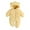 Yellow, variant on Winter Thickened Warm Boys Romper Jumpsuit Padded Outfit for Baby Crawling and Outdoor Activities 0-1 Year Old