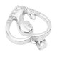 thumbnail image 2 of Colgante de plata de ley 925 con forma de corazón sagrado, colgante de joyería artesanal de alto brillo y peso ligero para hacer collar, regalo, 2 of 5