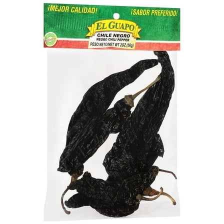 El Guapo Whole Negro Chili Pods (Pack of 2)